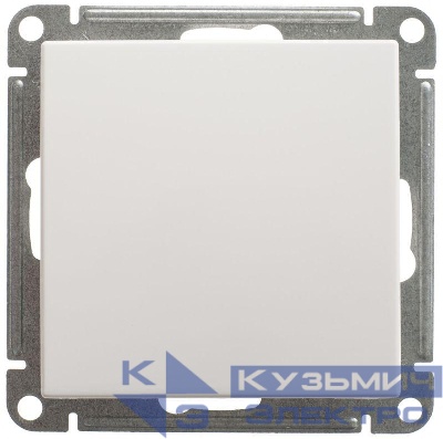 Переключатель проходной 1-кл. СП W59 10А IP20 10AX механизм бел. SE VS610-156-1-86