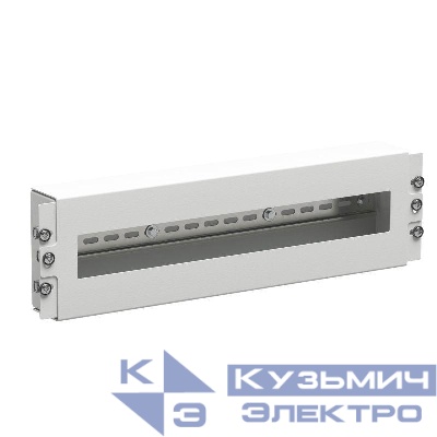 Модуль 4U с DIN рейкой для 19дюйм IT-корпусов RAL7035 DKC RGDIN04