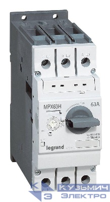Выключатель автоматический для защиты двигателя 13А 100кА MPX3 T63H Leg 417361