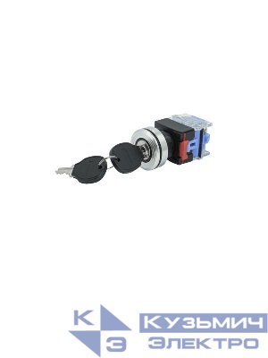 Переключатель ВК30-11YA/31 IP65 1НО+1НЗ на 3 положения замок с ключом I-II d30мм Электротехник ET219211