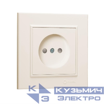 Розетка б/з (Керамика) СП Karea 16А IP20 крем. Makel 56010002