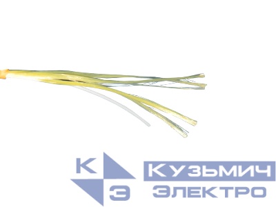 Кабель волоконно-оптический 1 (SМ - 9/125),  для патч-кордов, внутренний , PVC, желтый, 1000м
