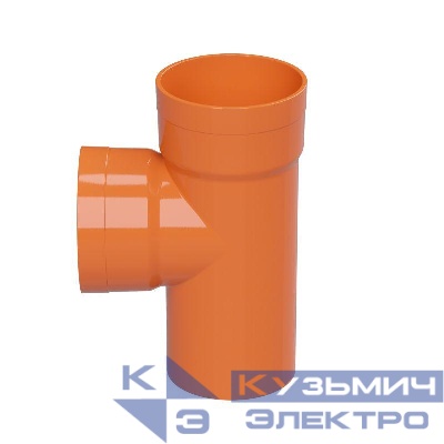 Тройник для гофр. двустен. труб 90град. d110 DKC 020110