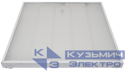Светильник светодиодный ULP-6060 40W/5000K IP40 GRILYATO WHITE 40Вт 5000К IP40 4600лм 588х588х38 потолочный встраив. грильято рассеив. призма с источником питания бел. Uniel UL-00005199