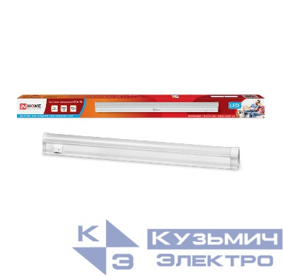 Светильник светодиодный СПБ-Т5 5Вт 4000К IP40 450лм 230В 300мм IN HOME 4690612004921