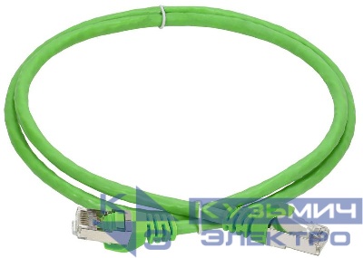 Патч-корд кат.6 FTP LSZH 2м зел. ITK PC02-C6FL-2M