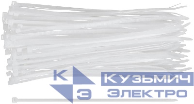 Хомут для проводов 4.8х250мм нейлон. (уп.100шт) MOS 60255М