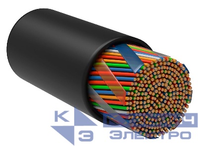 Кабель витая пара U/UTP кат.5E 25х2х24AWG solid LDPE черн. (305м) (м) ITK LC3-C5E25-139