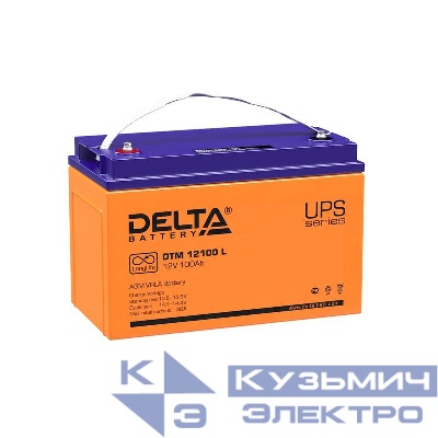 Аккумулятор UPS 12В 100А.ч DTM 12100 L Delta 4614010640002
