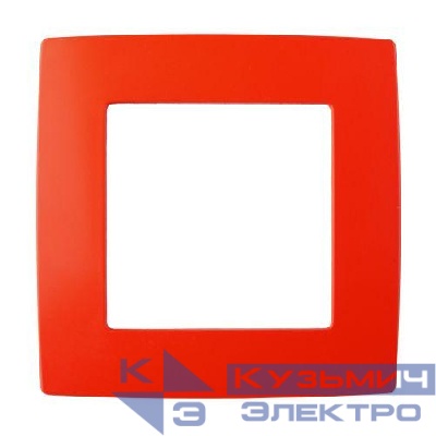 Рамка 1-м 12-5001-23 красн. ЭРА Б0019388