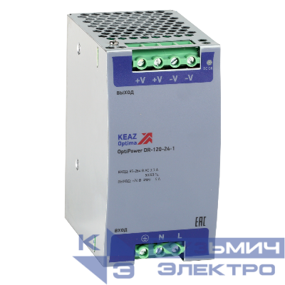 Блок питания OptiPower DR-120-24-1 КЭАЗ 284548