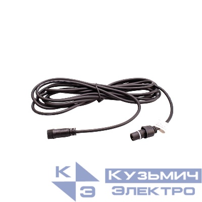 Удлинитель для гирлянд UCX-F90 E/5M/BK серии F90PRO 5м статика/мерцание IP67 черн. Uniel UL-00013227