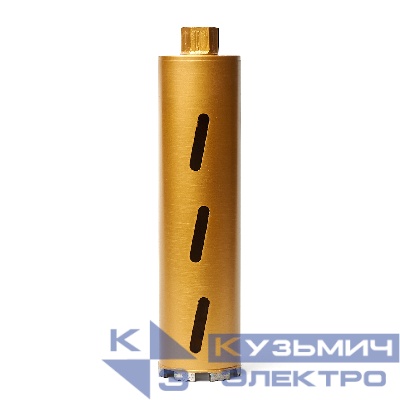 Коронка алмазная для сухого сверления 38х370 мм с боковым пылеудалением, M22 FEDAST