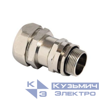 Муфта металлорукав-коробка DN 26 с уплотнением кабеля IP68 М40х1.5 d20-27мм DKC 6014P32M402027