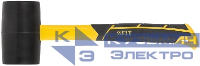 Киянка 65мм 680г фибергласовая ручка резинов. FIT 45514