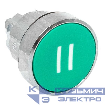 Механизм кнопки исполнительный "II" XB4 IP65 плоский возвратный без фиксации зел. EKF XB4BA-3154C-65