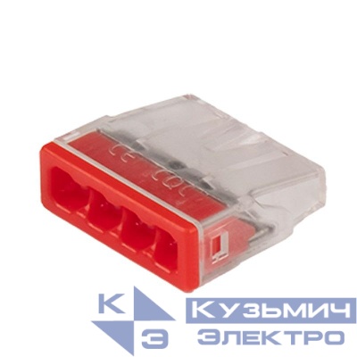 Клемма монтажная нажимного соединения PTC-4P 2273-244 450В 32А 0.14-4.0кв.мм Jazzway 5051157