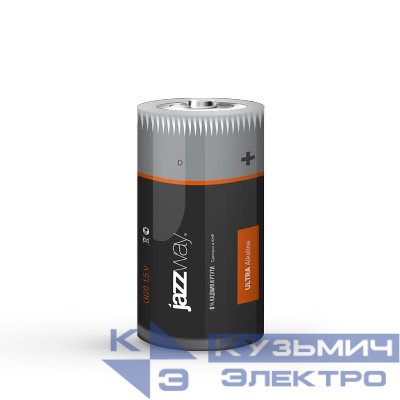 Элемент питания алкалиновый D/LR20 1.5В Ultra Alkaline BL-2 (блист.2шт) JazzWay 5005136