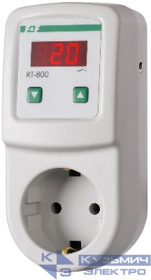 Регулятор температуры RT-800 (от -20 до +130град.C; цифровая индикация; тип корпуса вилка-розетка) F&F EA07.001.017
