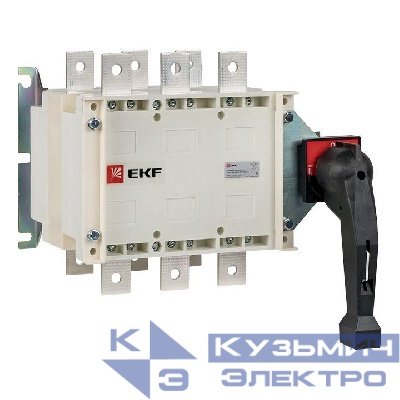Рубильник-переключатель 3п 400А с рукояткой управления для прямой установки PowerSwitch PROxima EKF pscs-400-3