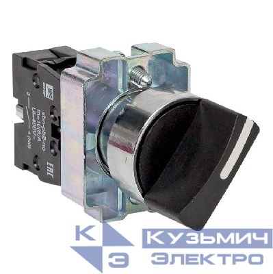 Переключатель BD21 2P короткая ручка NO EKF xb2-bd21