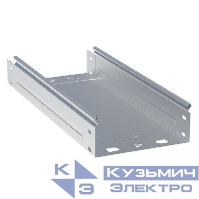 Лоток листовой неперфорир. 300х100 L3000 сталь 1мм EKF L10030000-1