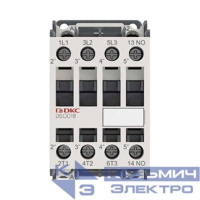 Контактор магнитный YON DSC018 18A 7.5кВт AC3 3P кат.48В AC 1НО YON DSC018-3C10A048