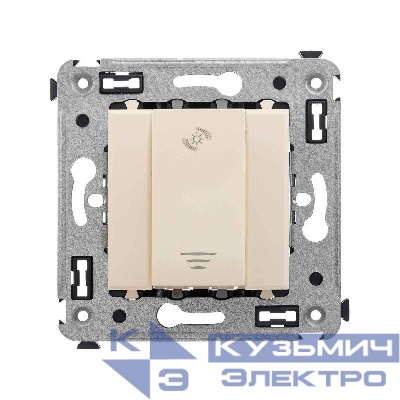 Диммер кнопочный СП "Avanti" "Ванильная дымка" DKC 4405343
