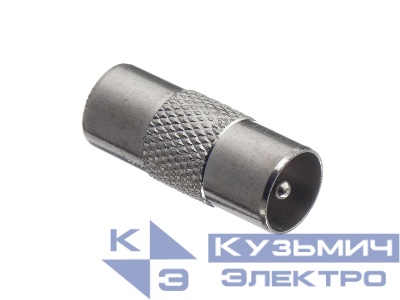 Переходник шт TV - шт TV (цинк), NETKO Optima