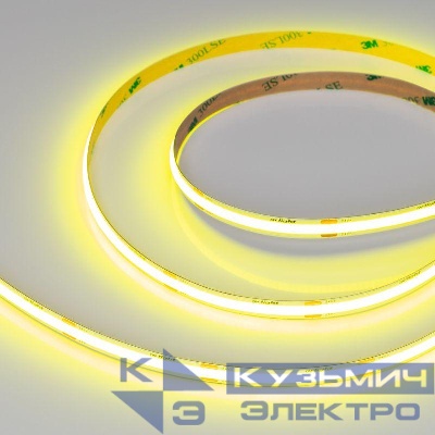 Лента светодиодная COB-X480-8mm 24V Yellow Volt 8Вт/м IP20 (уп.5м) Arlight 047737