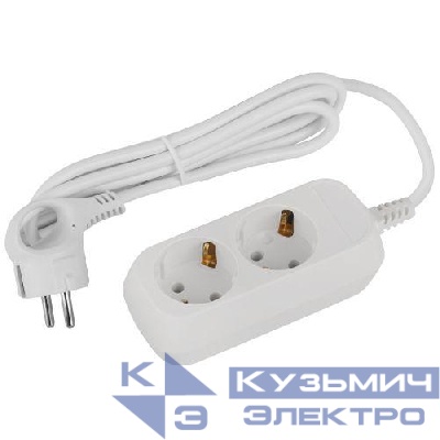 Удлинитель 2х1.5м с заземл. ПВС 3х1 UDL-16-215-E Greenline Эра Б0065079