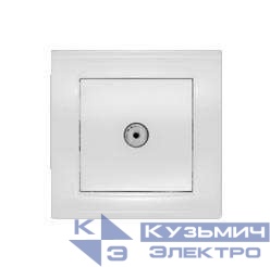 Розетка телевизионная TV 1-м СП Бриллиант бел. UNIVersal 7947571