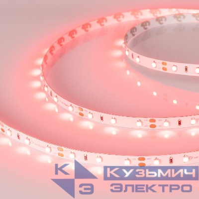 Лента светодиодная RT-A60-8mm 12V Red 4.8Вт/м IP20 2835 (уп.5м) Arlight 010526(2)
