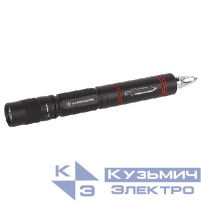 Фонарь светодиодный MB-603 АР "Кастет" 1.5Вт 1хAA (не в комплекте) алюм. (блист.) Эра Б0030196