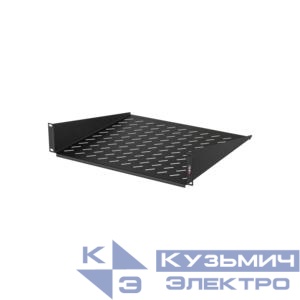Полка фронтальная 19дюйм 2U глубиной 400мм крепеж в компл. черн. NIKOMAX TLK-SHFR-400-BK