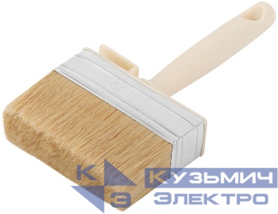 Макловица "мини" 30х100мм натур. свет. щетина пластик. корпус КУРС 01662