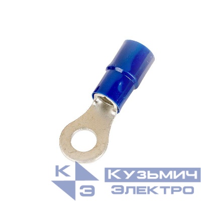 Наконечник с отверстием под винт и изолир.фaланцем ПА легкий ввод жилы 1.5-2.5кв.мм М6 d6.4мм (НКИ) (уп.100шт) DKC 2B6P-EE-PA