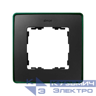 Рамка 1-м Simon82 Detail зел./графит Simon 8201610-250