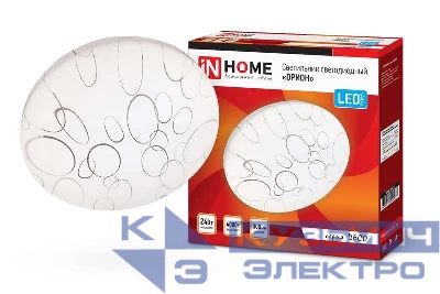 Светильник светодиодный DECO ОРИОН 24Вт 4000К 2160лм 230В 330х55мм IN HOME 4690612021973