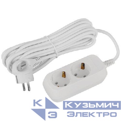 Удлинитель 2х5м с заземл. ПВС 3х1 UDL-16-250-E Greenline Эра Б0065014