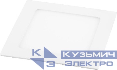 Светильник светодиодный AL502 12Вт 4000К 960лм встраив. с драйвером в комплекте бел. FERON 28516