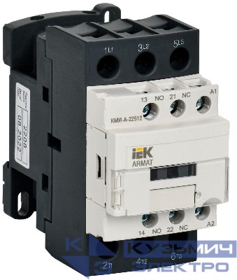 Контактор КМИ-А-22512 LC1D 25А кат. 36В AC 1НО+1НЗ AC-3 IEK AR-ACC-21-025-036-11