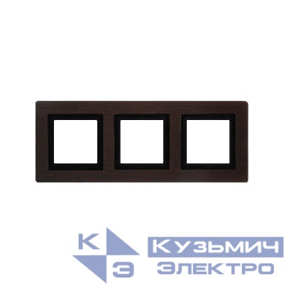 Рамка 3-м 6мод. Avanti натуральн. дерево венге DKC 4402846
