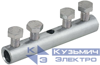 Зажим соединительный прямой пруток-пруток 6-10мм оцинк. сталь IEK ZCC86-11-1-16