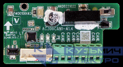 Плата интерфейса CANopen для ПЧВ3 [M01] ПИК1 ОВЕН 142914