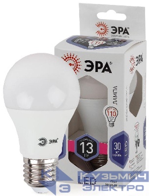 Лампа светодиодная A60-13W-860-E27 грушевидная 1040лм ЭРА Б0031395