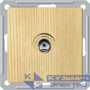 Розетка телевизионная оконечная TV 1-м СП W59 механизм сосна SE RTS-151-7-86