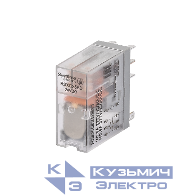 Реле 8А 2перекл. 24В DC SE RSXG25BD