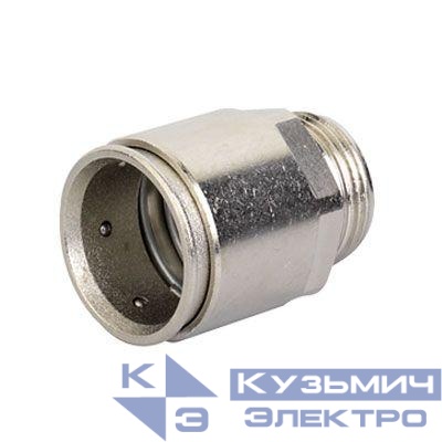 Муфта труба-коробка d16мм IP66/IP67 М16х1.5 никелир. латунь DKC 6111-A16N