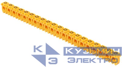 Маркер открытого типа KE 0.75-1.5кв.мм символ "O" (уп.200шт) IEK UMK-KE1-O